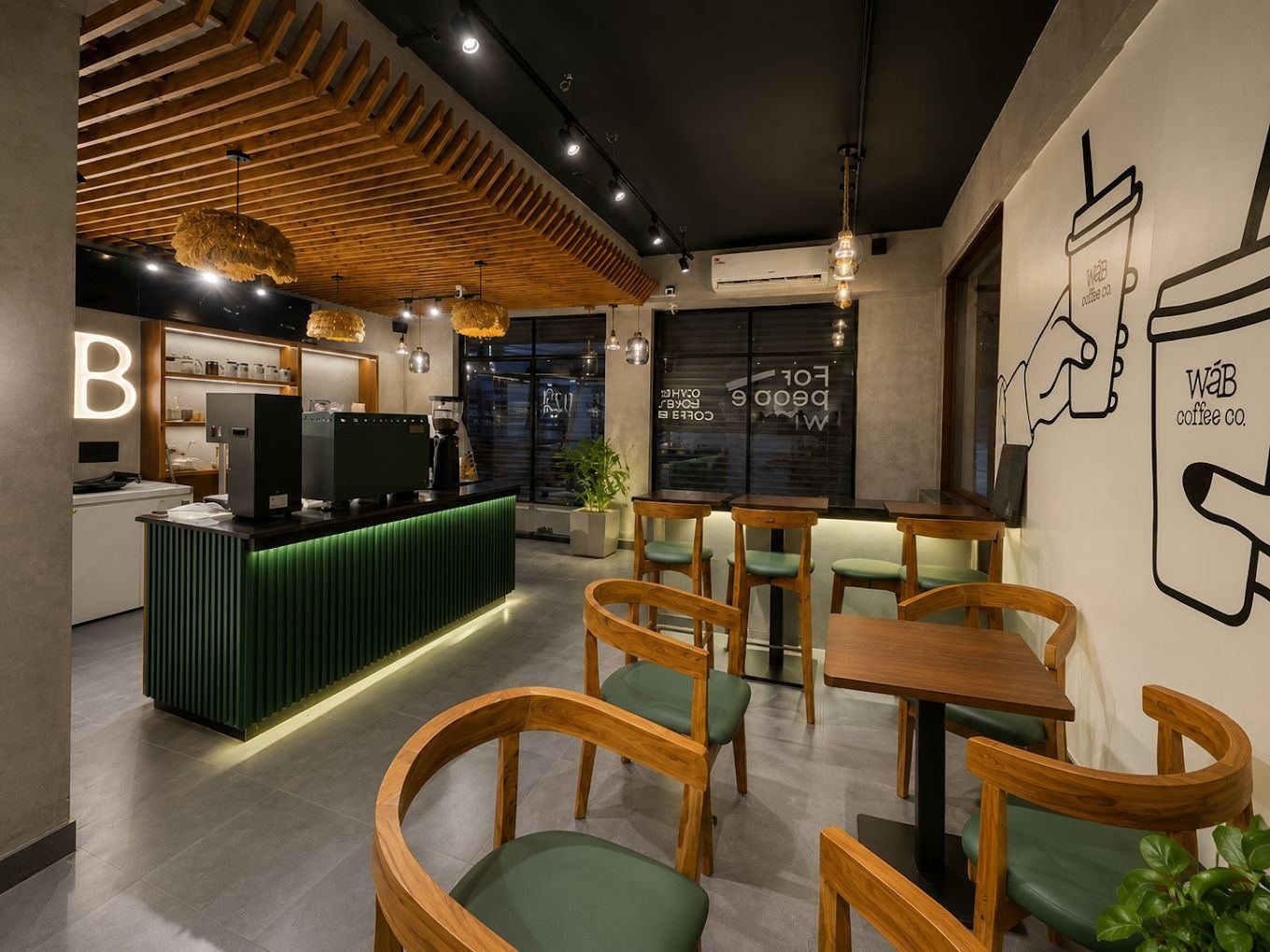 The bar